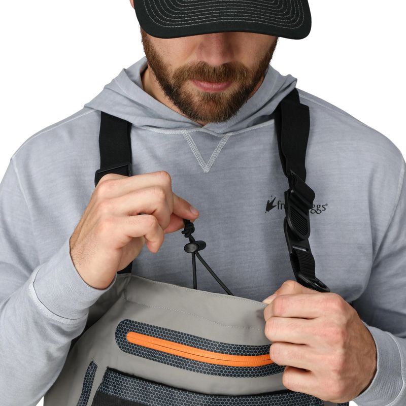 frogg-toggs-Sierran-Reinforced-Nylon-Breathable-Stockingfoot-Wader-Slate---Grey