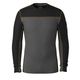 Smartwool Classic Thermal Colorblock Crew Baselayer- Men's Charcoal / Honey Gold