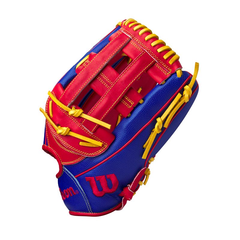 Wilson-A2000-GOTM-12.75--Baseball-Glove---January-2025-Royal-Blue---Red