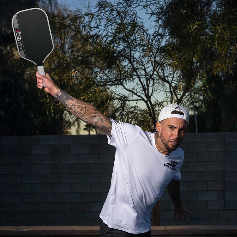 JOOLA-Tyson-McGuffin-Magnus-Pro-IV-Duel-PIckleball-Paddle-Black---White