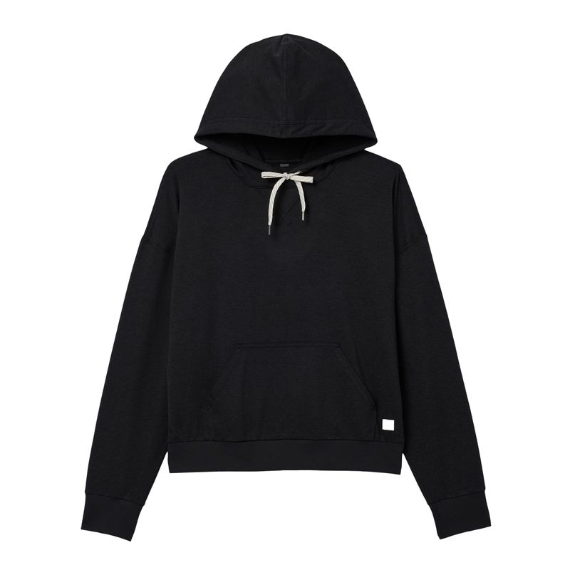 Vuori-Halo-Modern-Pullover-Hoodie---Women-s-Black-Heather