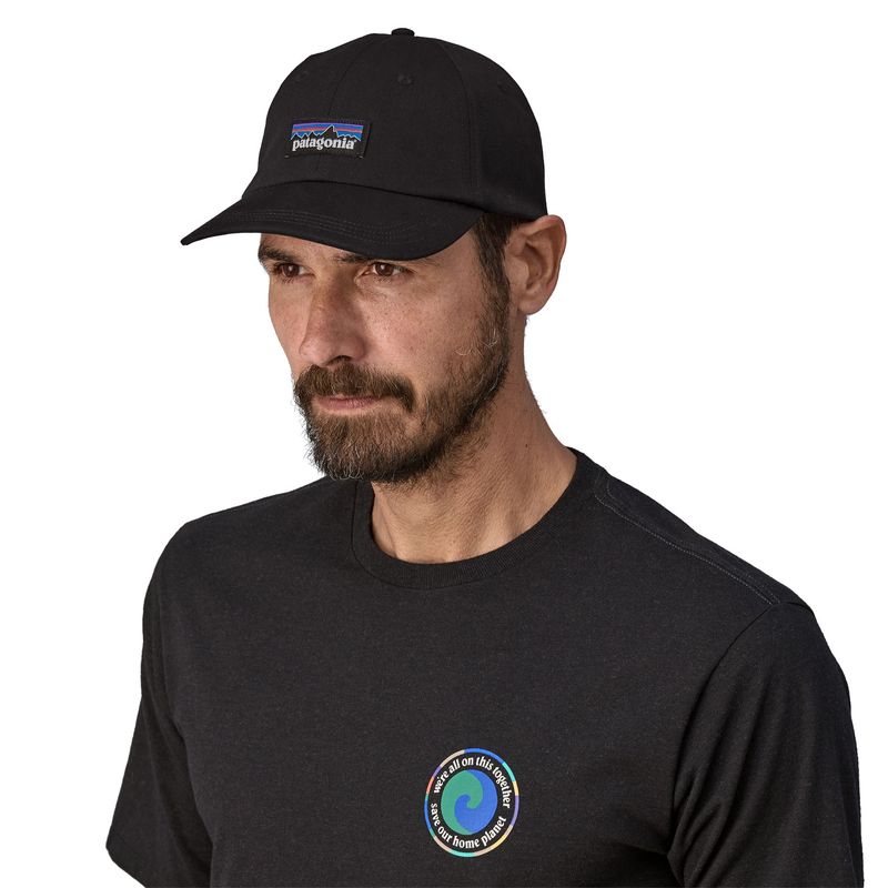 Patagonia-P-6-Label-Trad-Cap-Black