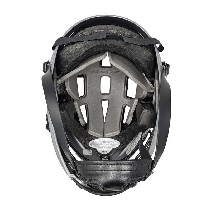 Cascade-Lacrosse-CS-Lacrosse-Helmet---Youth-Black-Steel---Silver---Black