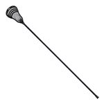 NIKE-L ALPHA LT DEFENSE COMPLETE STICK Black