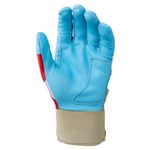 EVOSHL BATTING GLOVE CARBYNE X-SRZ RED WHITE & ICE W/STRAP Red / White / Ice