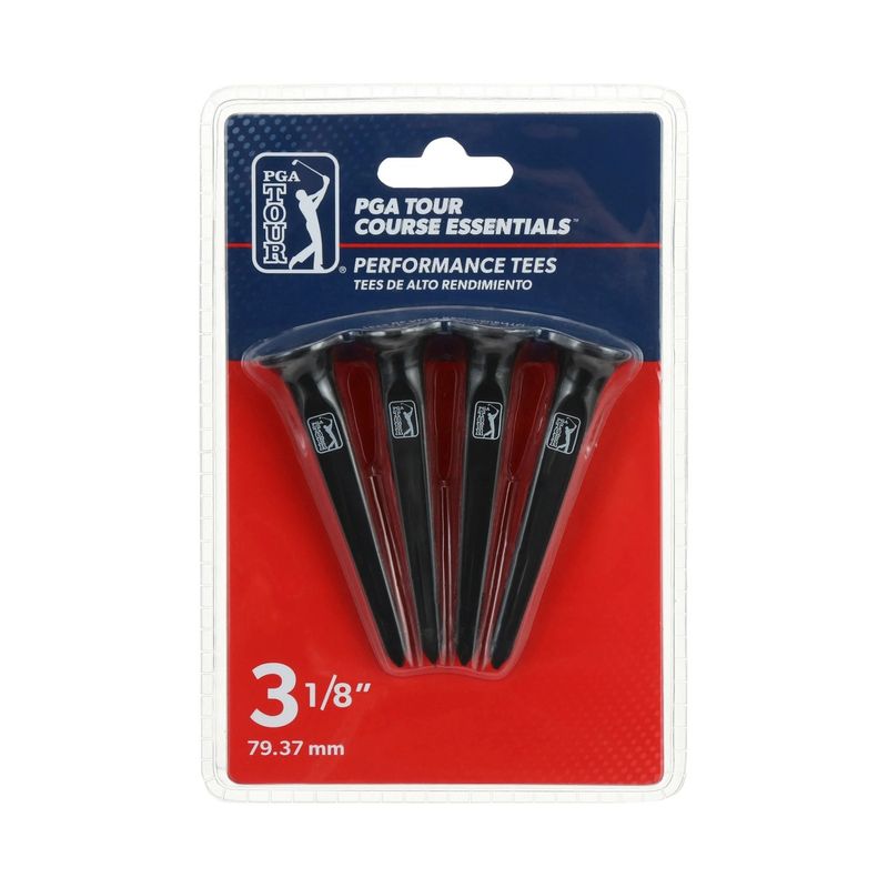 PGA-TOUR-Oversized-High-Performance-Golf-Tee--4-Pack--Black