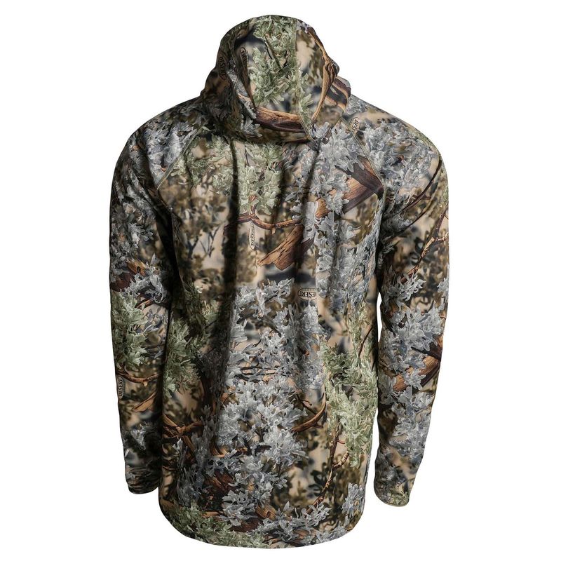 King's Camo Hunter Full-Zip Fleece Hoodie - Men's Desert Shadow