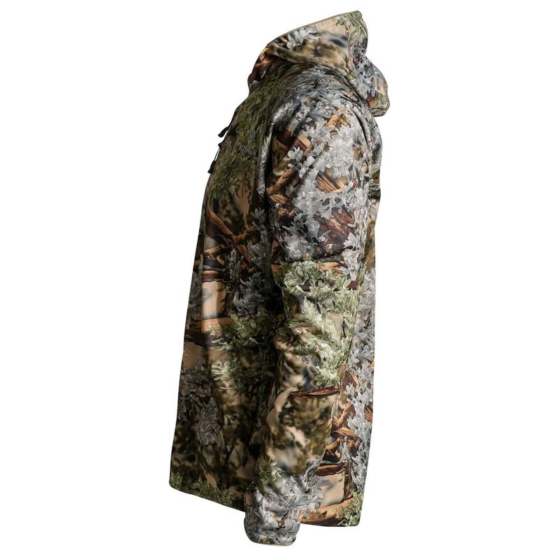 King's Camo Hunter Full-Zip Fleece Hoodie - Men's Desert Shadow