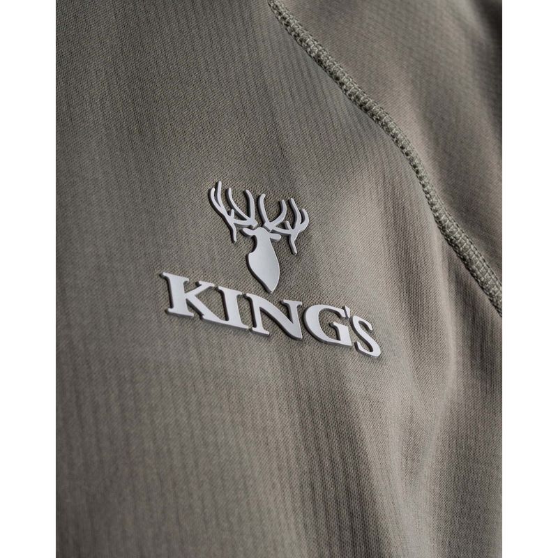 King's Camo Hunter Full-Zip Fleece Hoodie - Men's Olive