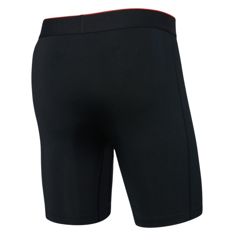 SAXX M MULTI-SPORT MESH LONG BOXER BRIEF FLY Black