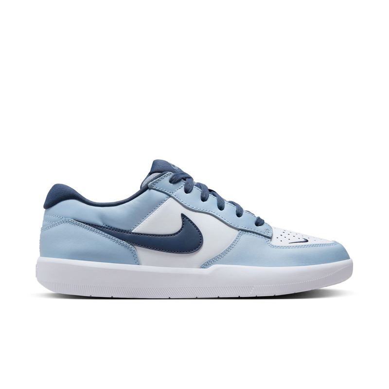 Nike SB Force 58 Premium Shoe - Men's White / Thunder Blue / White / Ashen Slate