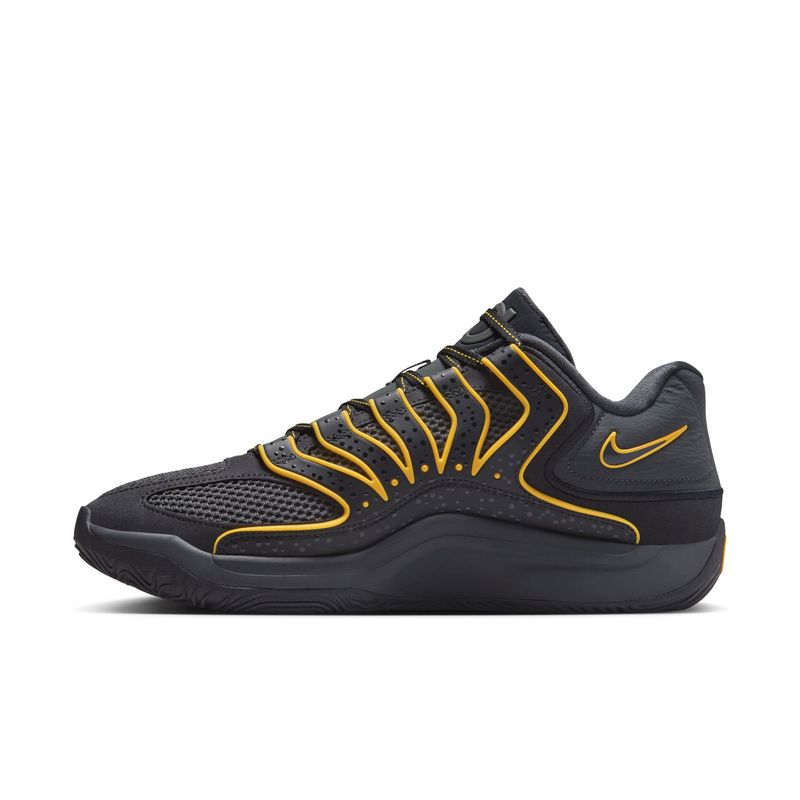 Nike KD18 Shoe - Men's Black / University Gold / Anthracite / Fir