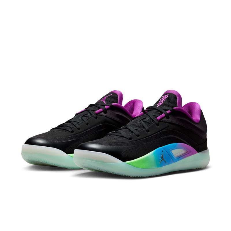 Jordan Zion 4 Basketball Shoe - Men's Photo Blue / Volt / Vivid Purple / Green Glow