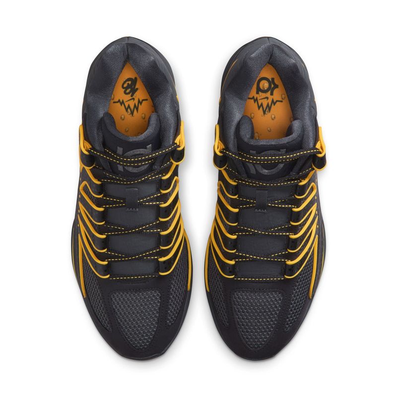 Nike KD18 Shoe - Men's Black / University Gold / Anthracite / Fir