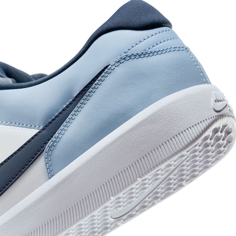 Nike SB Force 58 Premium Shoe - Men's White / Thunder Blue / White / Ashen Slate