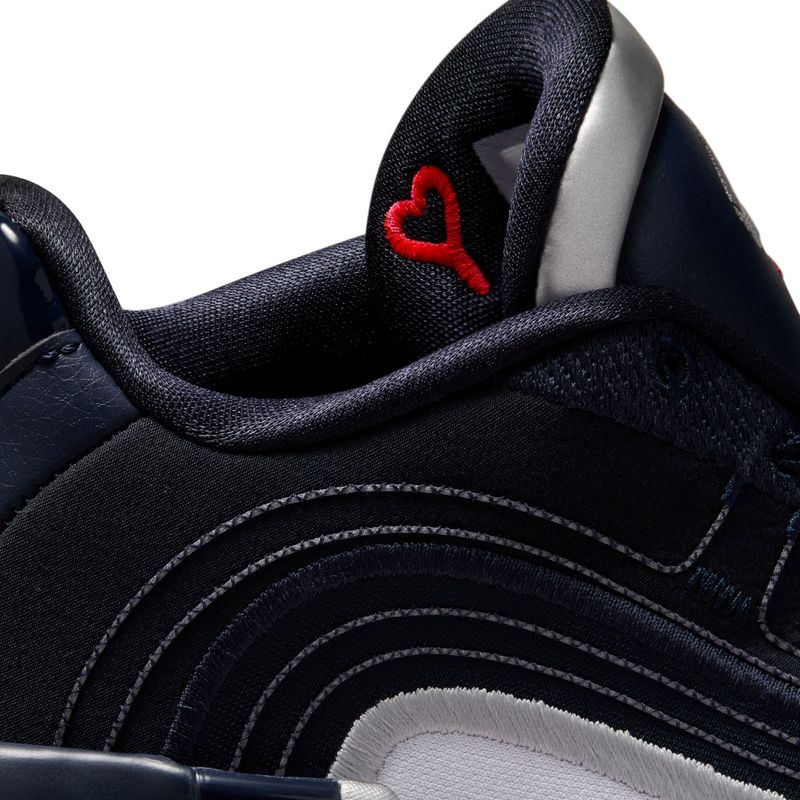 Jordan Luka 4 Basketball Shoe - Men's Dark Obsidian / Metallic Silver / Black