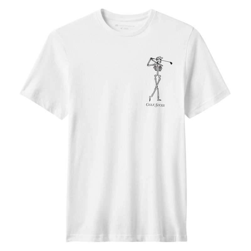 TravisMathew Golf Sucks Tee - Men's White