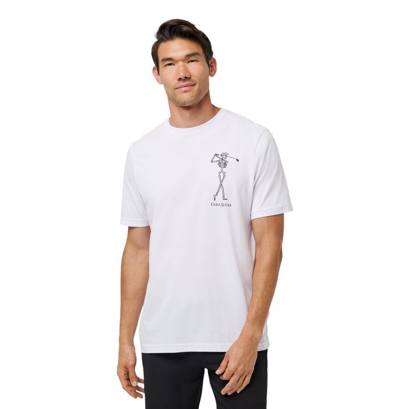 TravisMathew Golf Sucks Tee - Men's White