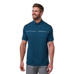 TravisMathew Heater Pro Chest Stripe Polo - Men's Titan