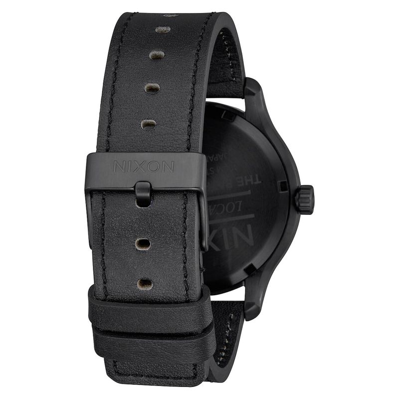 Nixon men's leather on sale watch