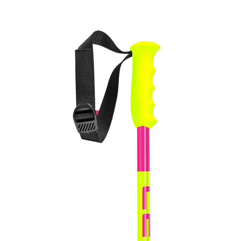 LEKI SWTCH POW Ski Poles Pink / Neon Yellow