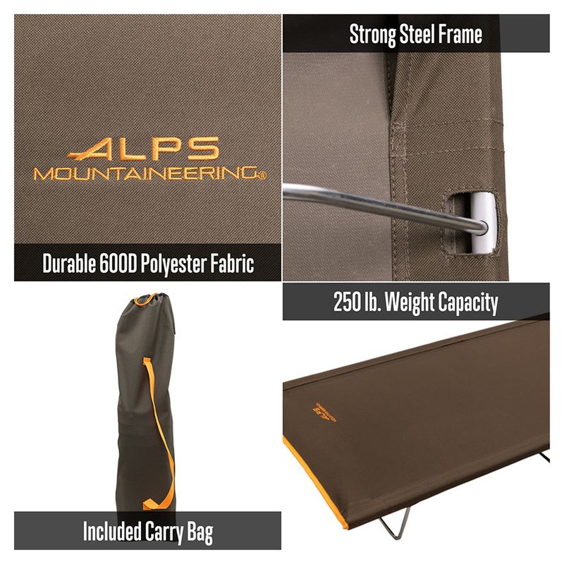 ALPS Mountaineering Lightweight Cot Clay / Apricot