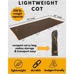 ALPS Mountaineering Lightweight Cot Clay / Apricot