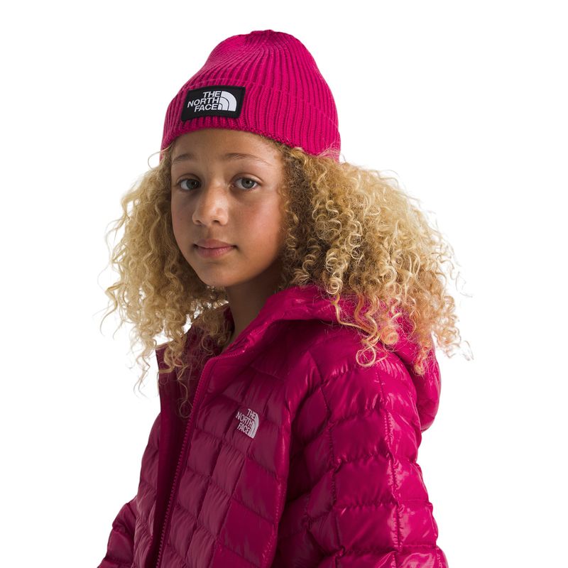 The North Face Logo Box Cuffed Beanie - Youth Lali Guran