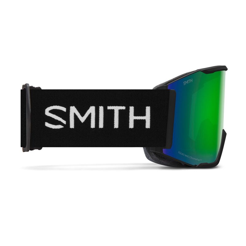 Smith Squad MAG Snow Goggle Black / Chromapop Sun Green Mirror