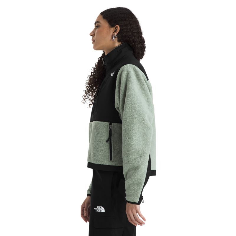 The-North-Face-Retro-Denali-Jacket---Women-s-Slate-Moss---TNF-Black