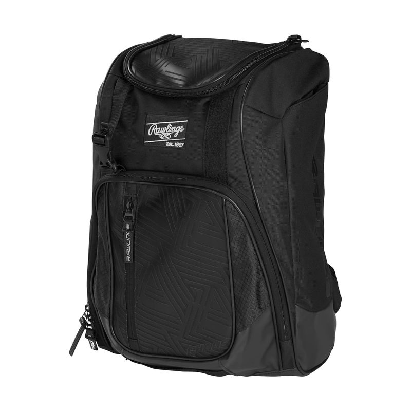 Rawlings Chaos Baseball Backpack Black