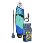 Jimmy Styks Puffer 11' Inflatable Paddleboard Kit Charcoal / Blue