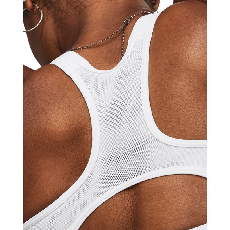 Under Armour HeatGear Armour High Sports Bra - Women's White / Jet Gray