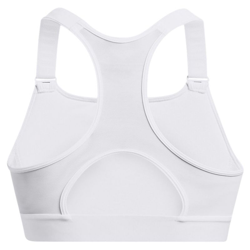Under Armour HeatGear Armour High Sports Bra - Women's White / Jet Gray