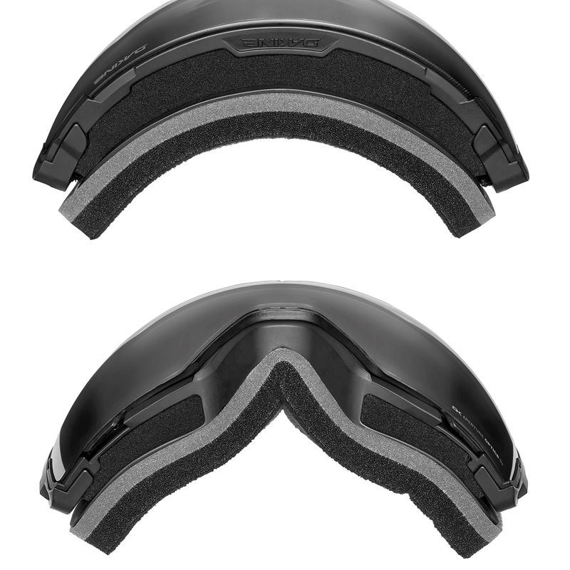 Dakine Domain Snow Goggle Plus Black / Black Lens / Storm Yellow Bonus Lens