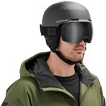 Dakine Domain Snow Goggle Plus Black / Black Lens / Storm Yellow Bonus Lens