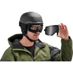 Dakine Domain Snow Goggle Plus Black / Black Lens / Storm Yellow Bonus Lens