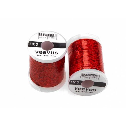 Hareline Dubbin Veevus Holographic Tinsel