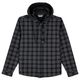 Simms Coldweather Hooded Shacket - Men's Wakemup Plaid / Black