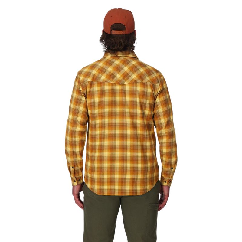 Simms Gallatin Flannel Fishing Shirt - Men's Kennebec Plaid / Sandbar
