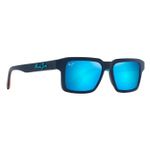 Maui Jim Kahiko Sunglasses Matte Dark Blue / Blue Hawaii