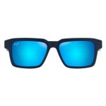 Maui Jim Kahiko Sunglasses Matte Dark Blue / Blue Hawaii