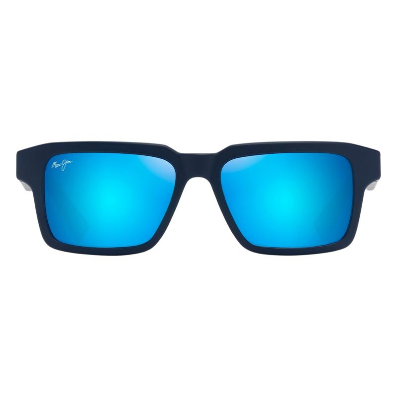 Maui Jim Kahiko Sunglasses Matte Dark Blue / Blue Hawaii