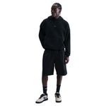 Nike Therma-FIT Brushed Basketball Pullover Hoodie - Men's Black / Pale Ivory
