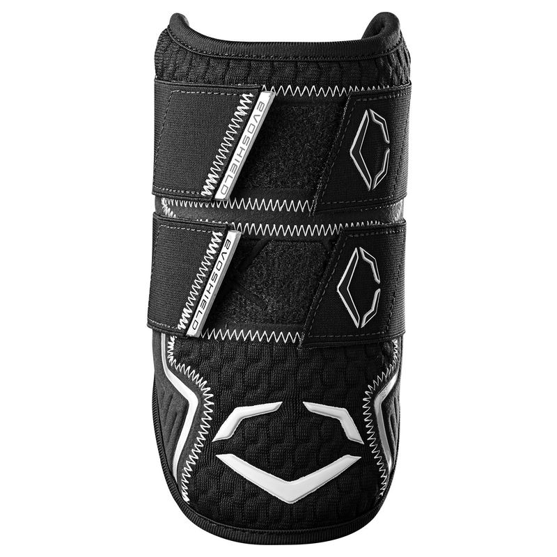 EvoShield Pro SRZ 2.0 Double Strap Elbow Guard Black