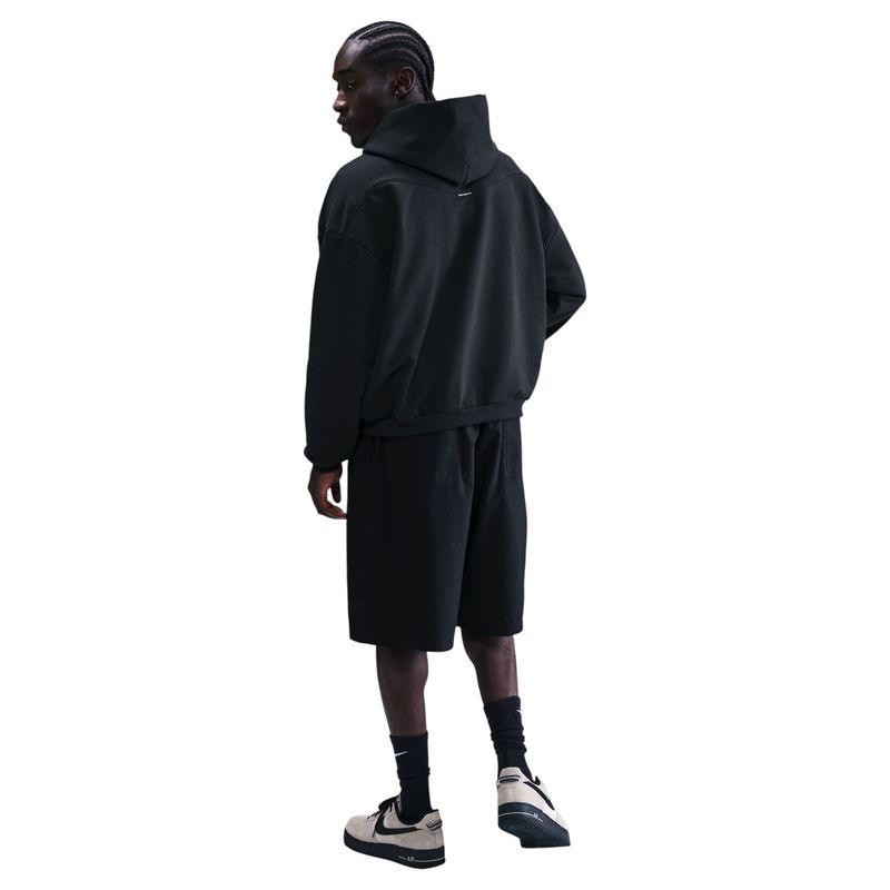 Nike Therma-FIT Brushed Basketball Pullover Hoodie - Men's Black / Pale Ivory