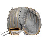Wilson A2000 Classic V125 Fastpitch Softball Glove Grey / Grey / White / Metallic Gold