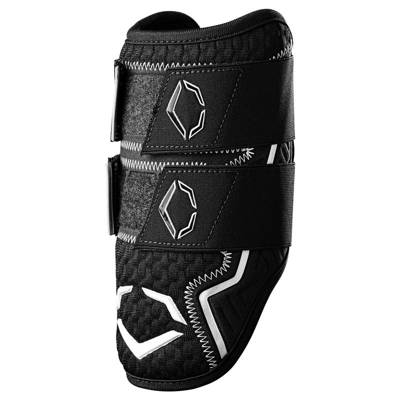 EvoShield Pro SRZ 2.0 Double Strap Elbow Guard Black