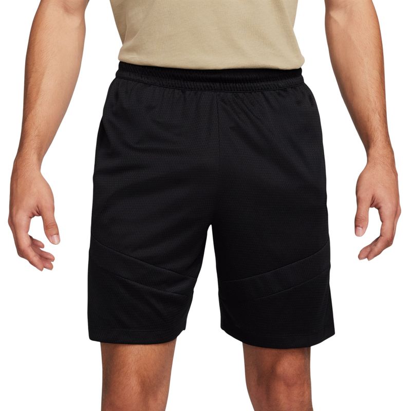 Nike Dri-FIT Icon 8" Basketball Short - Men's Black / Black / Black / White