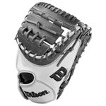 Wilson A2000 FPCM23 Fastpitch Softball Catcher Mitt Grey / White